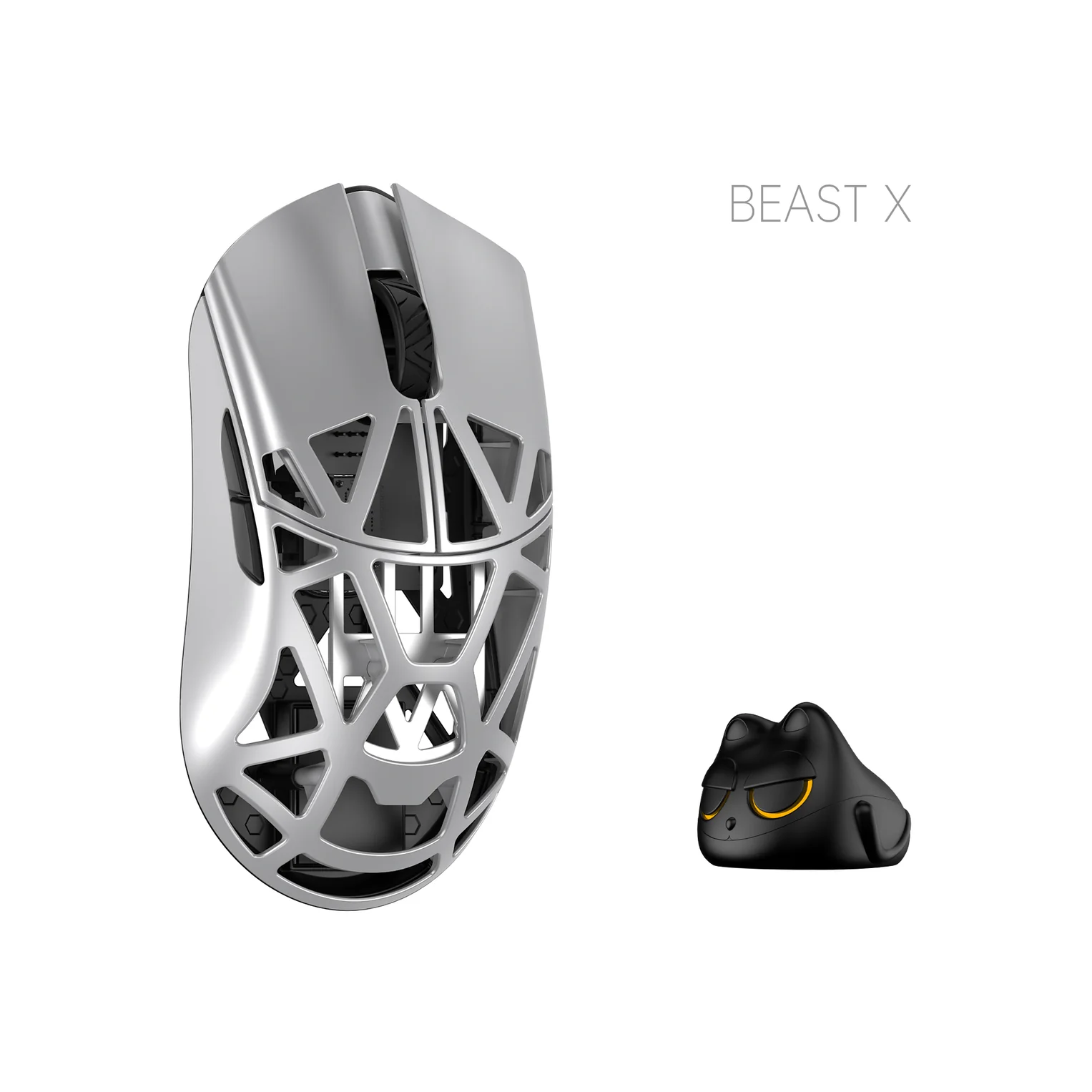 موس Wlmouse Beast X Pro متالیک سیلور